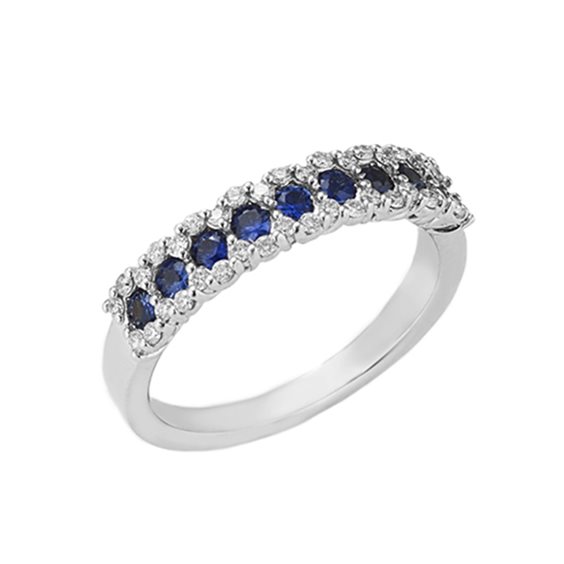 Anello Gazzola Gioielli Donna in Oro bianco 0.39 Ct AN-2661-P-128-1-13-Z-ST-N-F-VS - AN-2661-P-128-1-13-Z-ST-N-F-VS